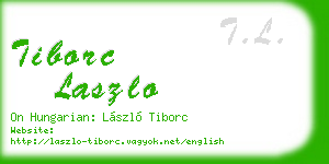 tiborc laszlo business card